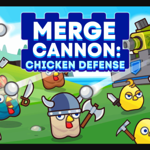 Merge Cannon: Chicken Defense