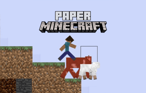 Paper Minecraft